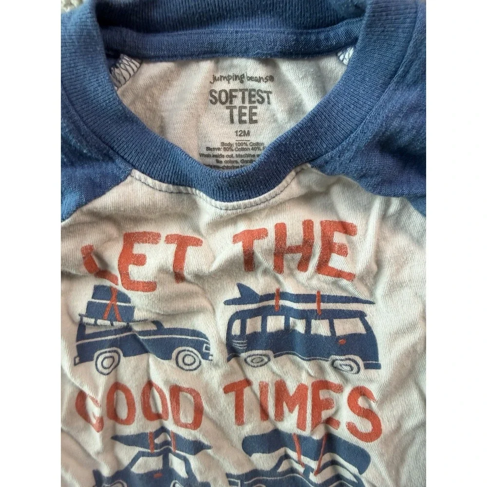 Baby Boys Clothes Lot 6-12M 12-18M Old Navy Cat & Jack Romper Pajamas